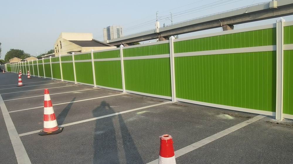 绿色PVC围挡工程案例